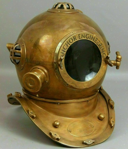 Ancien casque plongée - casque, de
