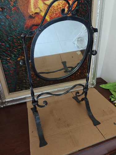 Miroir table fer forgé - miroir, en