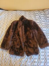 Veste fourrure femme mouton doré vintage