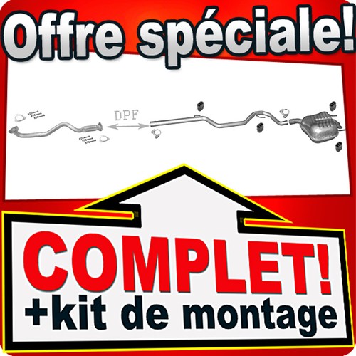Echappement pour saab 1 - echappement, 9-3
