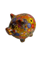 TIRELIRE en céramique  cochon coloré