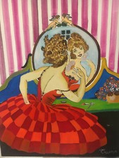 TABLEAU PEINTURE A L HUILE