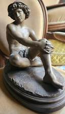 Terre Cuite Jeune homme,  pêcheur  napolitain,  REVERIE,XIXème Siècle