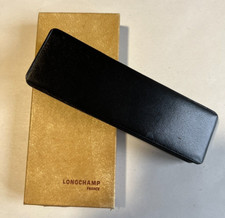 Etui 2 cigares  LONGCHAMP années 1960 en cuir box noir (25)