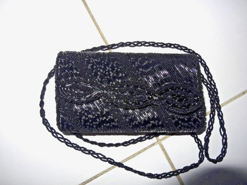 Pochette soirée brodée - pochette,