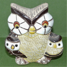 HIBOU DE COLLECTION EN FAÏENCE §1  