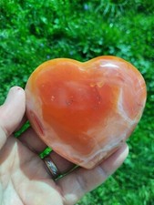 Cornaline Forme Coeur Pierre