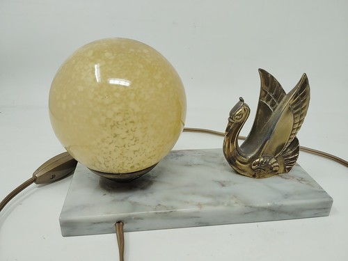 Lampe bureau ancienne - lampe, marbre