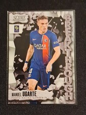 CARTE PANINI SCORE 2023-24 LIGUE 1 MANUEL UGARTE #BREAKTHROUGH 25 INSERT PARIS 