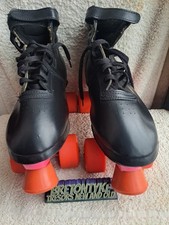 Vintage Patins à Roulettes quad noir taille 43 Adulte