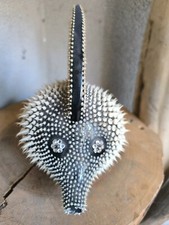 Eddy maniez poisson lune en céramique siliconée noire et strass Swarovski