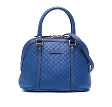 Sac GUCCI bandouillere (Microguccima Dome) bleue
