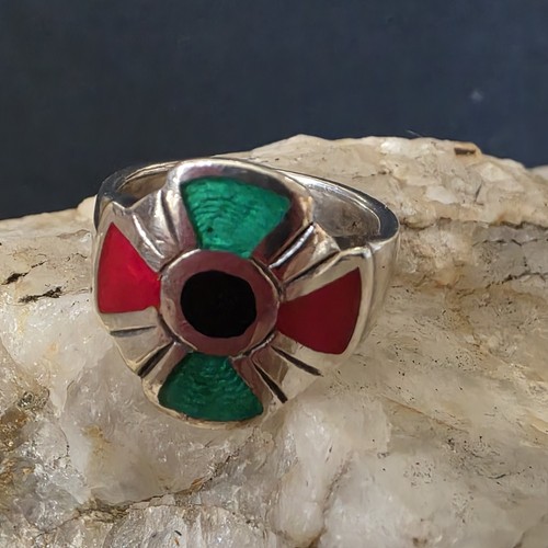 Bague artisanale argent massif - bague,