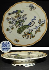 BOCH - LA LOUVIERE Années 30 Décor au PAON : Compotier (très bon état)