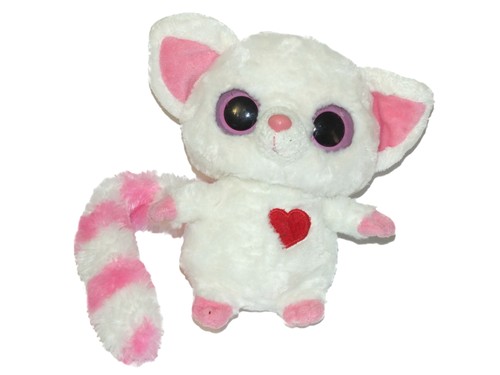 Doudou peluche fennec - doudou, coeur