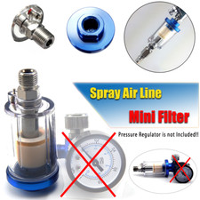 Filtre Air Comprimé Séparateur D'eau Filtre Air 1/4" Pour Pistolet Pulvérisation