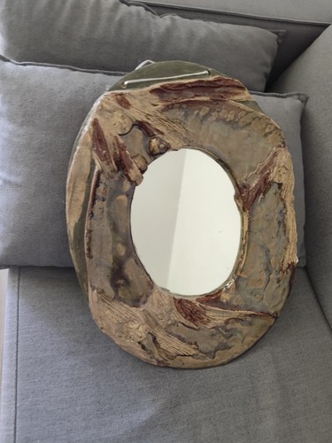 Miroir vintage ovale