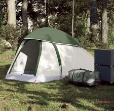 Tente De Camping A Dôme 1 Personne Vert Imperméable Abri De Camping Compacte