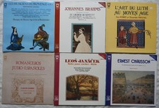 Lot x6 albums, disques vinyles 33 T. Musique Classique ARION (Brahms, Janacek..)