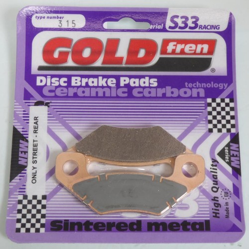 Plaquette frein gold - de,