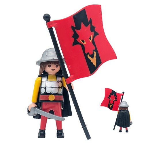 Playmobil chevalier rouge