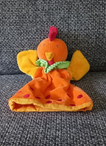 Doudou marionnette poule - marionnette,