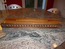 ANCIEN MOULE A CIGARE EN BOIS 55 CM BON ETAT VINTAGE WOODEN CIGAR MOULD