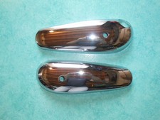 Paire enjoliveurs chromés