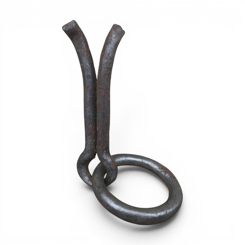 Ancien anneau fer forgé - anneau,
