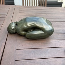 Sculpture femme nu en marbre reconstituée 