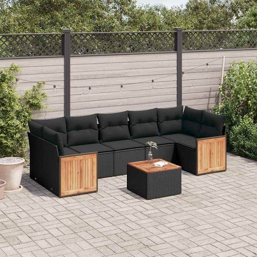 Salon jardin avec coussins - jardin,