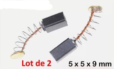 2 Balais de Charbon 5 x 5 x 9