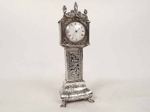 Horloge parquet miniature - horloge, de