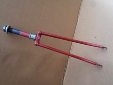 Vintage fourche de vélo femme ville pour roues en 650 avec jeu de direction .