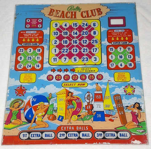 Vintage bally beach club - vintage,
