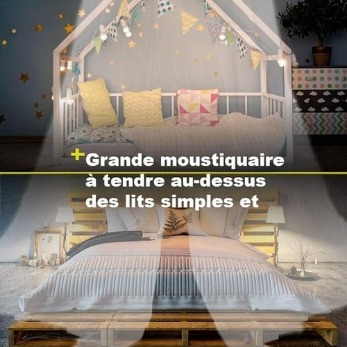 Grand moustiquaire ciels pour - moustiquaire,
