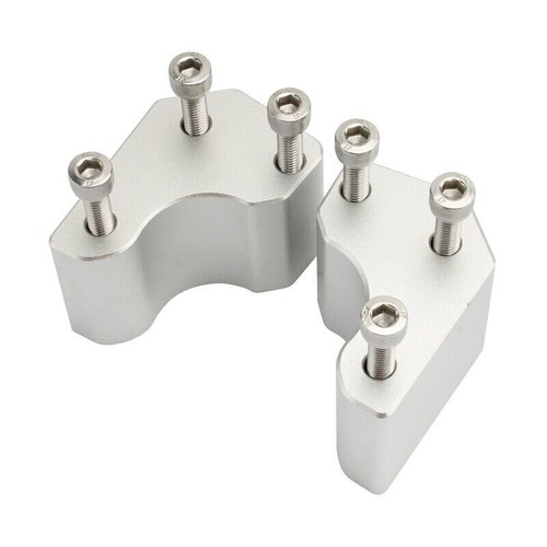 Pontets guidon 50mm argent - de,