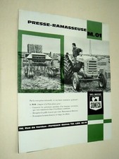Prospectus Tracteur SOMECA 40 Presse M01 Tractor Traktor Trattore Prospekt  