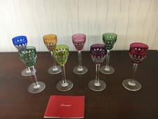 3 verres à liqueur couleur en