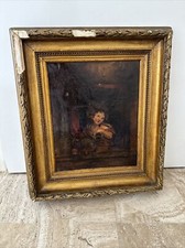 tableau ancien huile Sur Toile