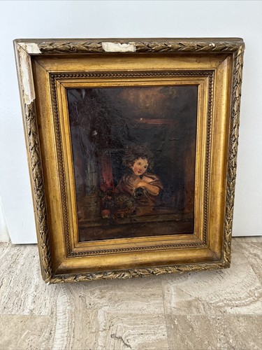 Tableau ancien huile - huile, toile