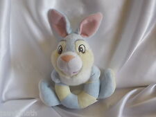 Doudou hochet Panpan, bleu et jaune, Disney Land