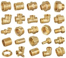 Raccord fileté en laiton