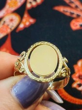 Bague d'homme ancienne en or 18 carats