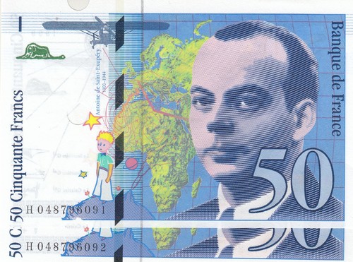 France lot billets 50 - de,