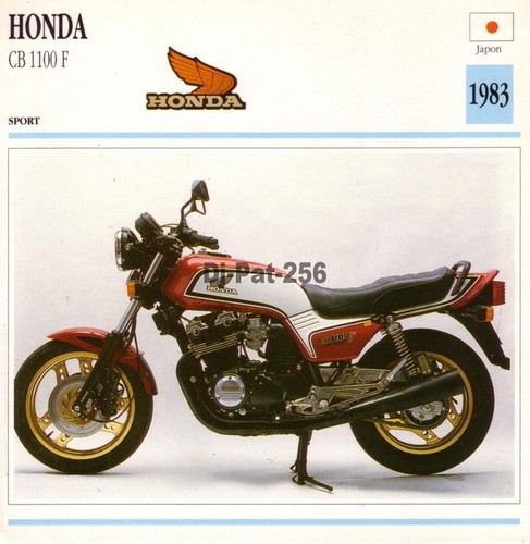 Fiche moto honda 1100 f - :,