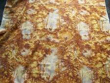 ANCIEN COUPON DE TISSU FORET