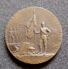 médaille   bronze offert par le ministere de la guerre   concours d'instruction