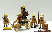 Butternut Sudistes Canon Artillerie Playmobil Vs.Citoyen Du Nord Custom RAR