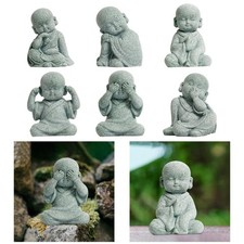 Moine Figurine Bouddha Statue